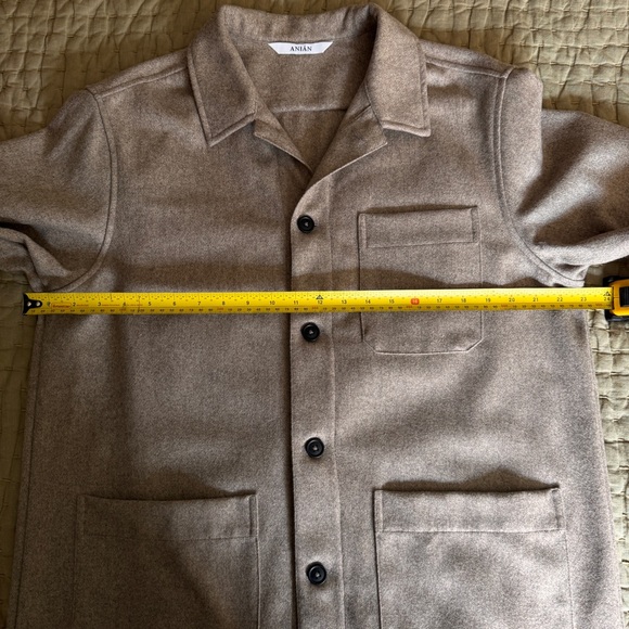 NWOT Anian Metchosin Coat Shirt Jacket in Elk - Picture 8 of 8